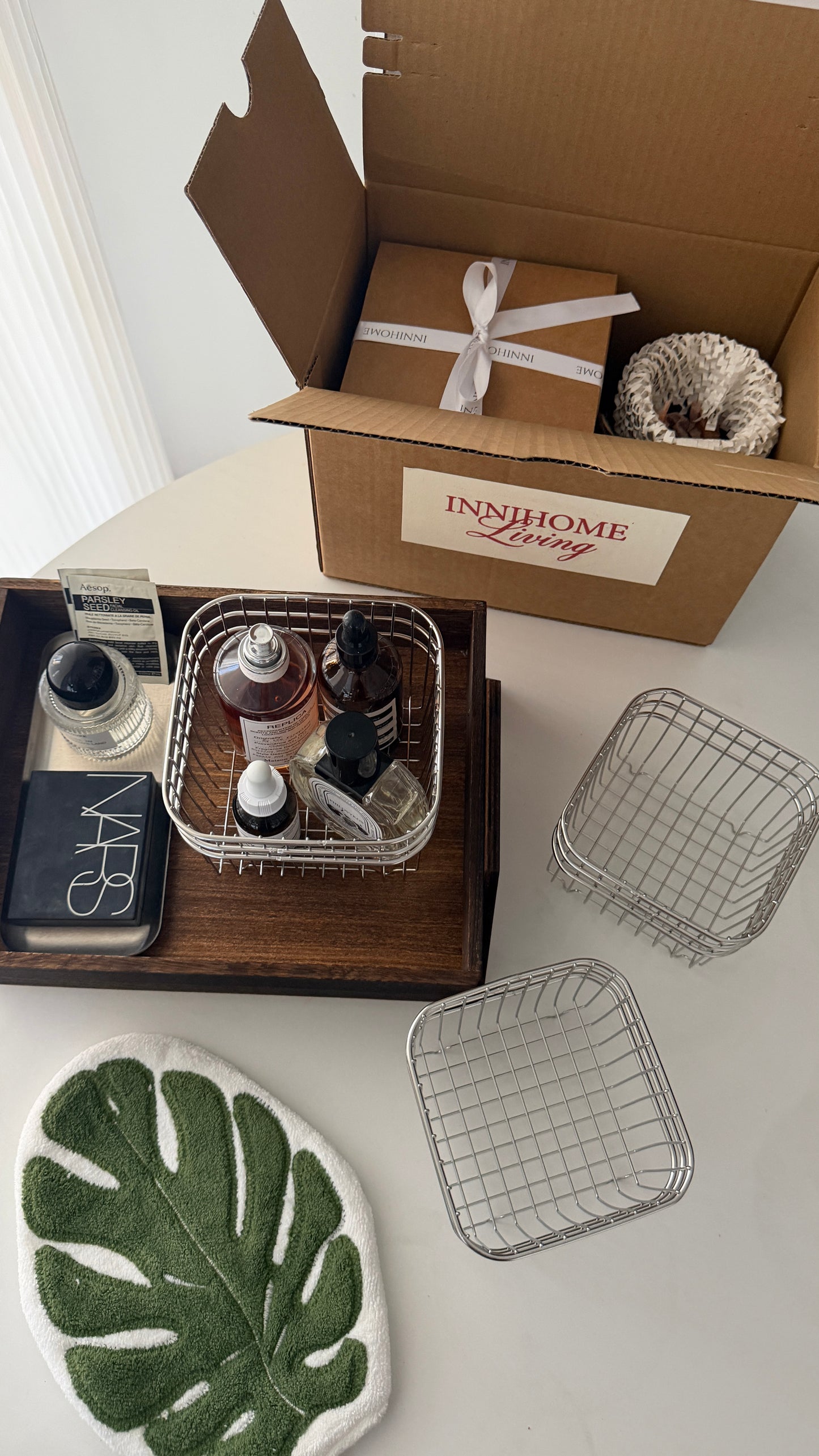 High-grade 304 Stainless Steel Storage Small Basket