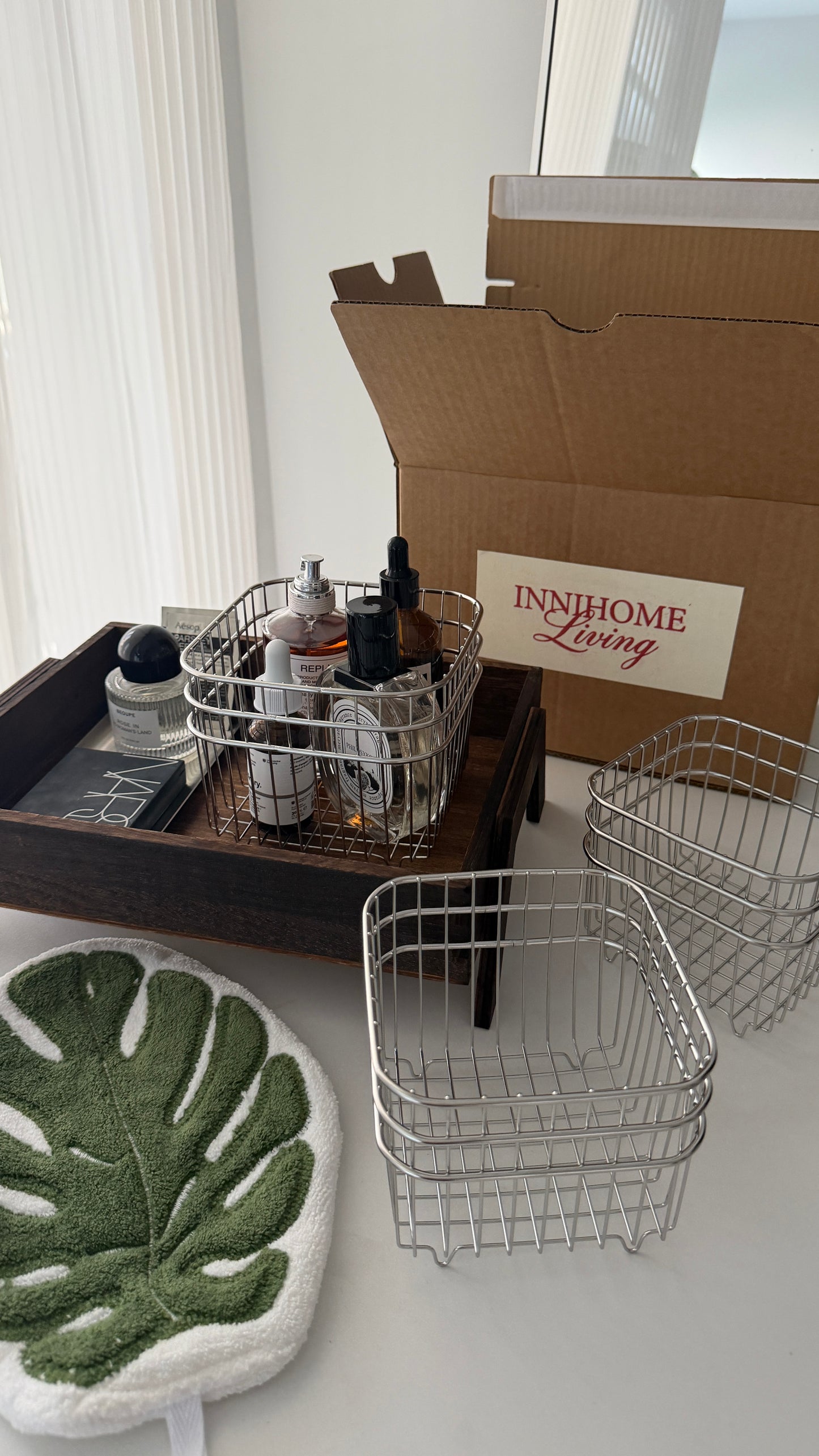 High-grade 304 Stainless Steel Storage Small Basket