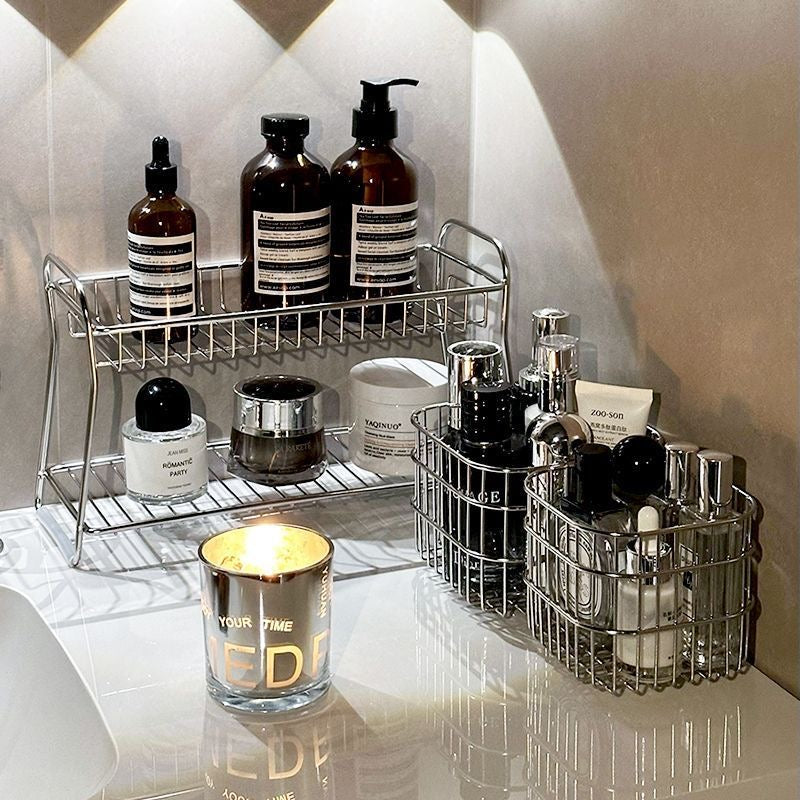 2-Tier Stainless Steel Storage Rack