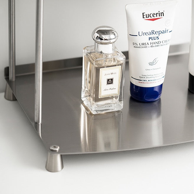 Modern Stainless Steel Arc Countertop Organizer