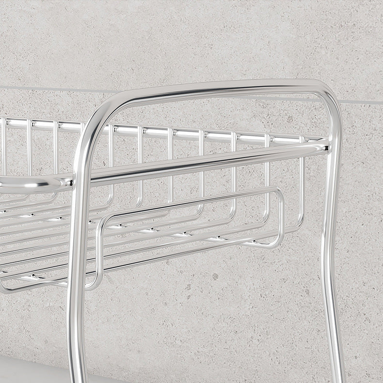 2-Tier Stainless Steel Storage Rack