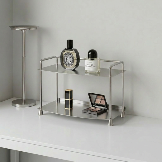 Modern Stainless Steel Arc Countertop Organizer